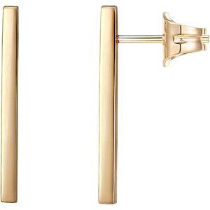 Stylish 14K Gold Dainty Bar Studs | Perfect Minimalist Earrings for Any Occasion